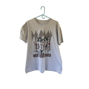 Def Leppard USA Tour 1983 Adult Men T-Shirt Size Medium